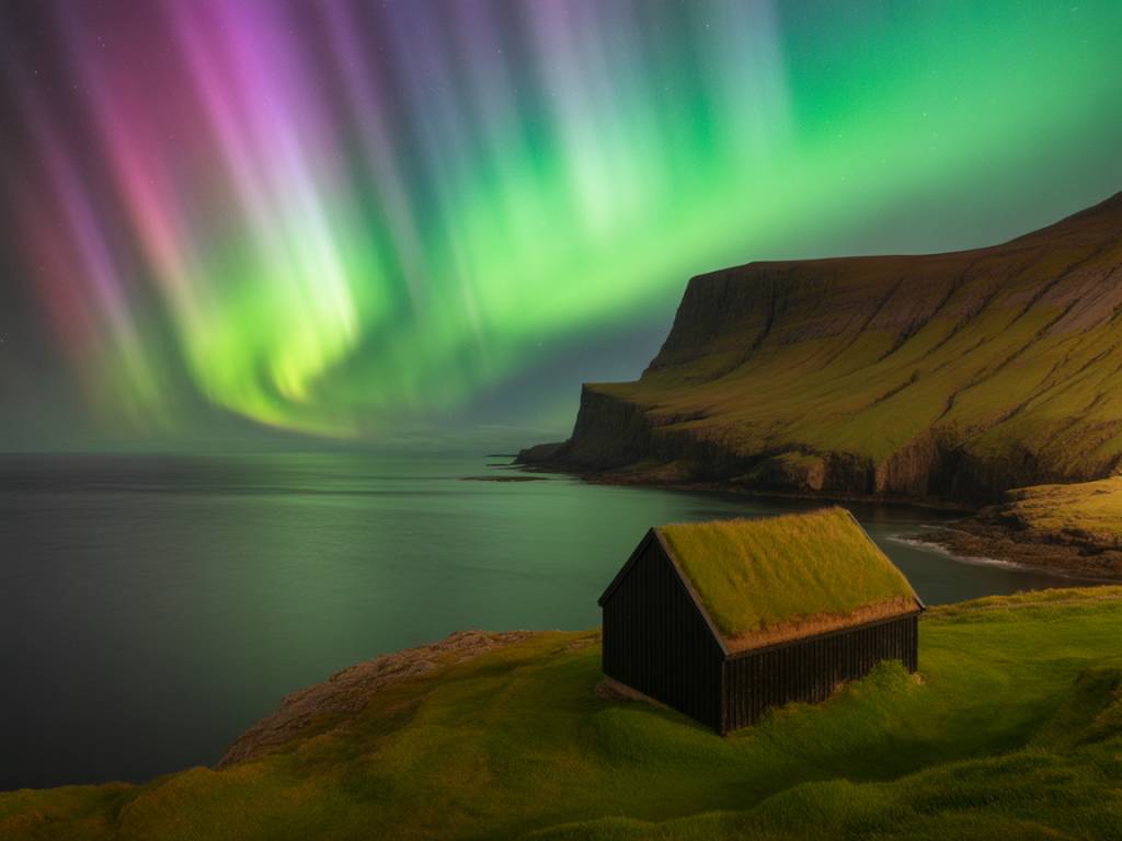 Faroe Islands northern lights