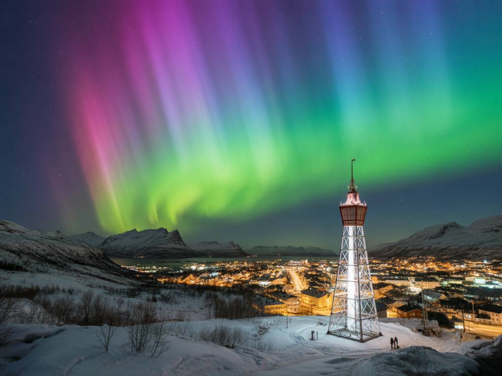How to photograph the northern lights with a smartphone in the city and still capture bright aurora images